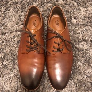 Men’s Aldo Tolkien Dress Shoes—Brown—Size 10